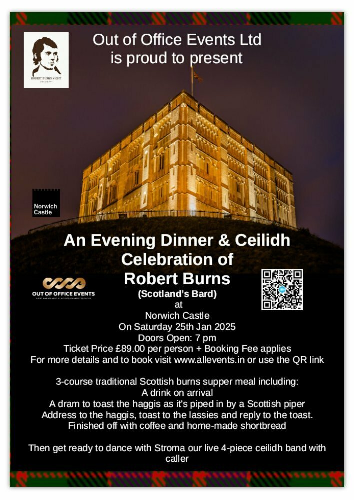 Robert Burns Dinner & Ceilidh